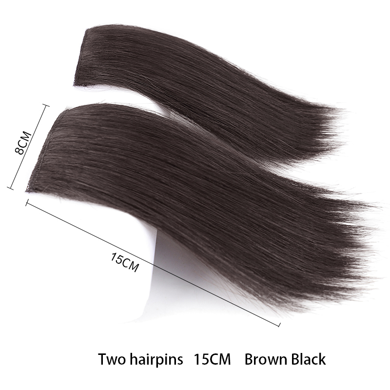 Pruikstuk onzichtbaar, pluiziger, dikker haar aan beide kanten, haarvervanging bovenop voor vrouwen