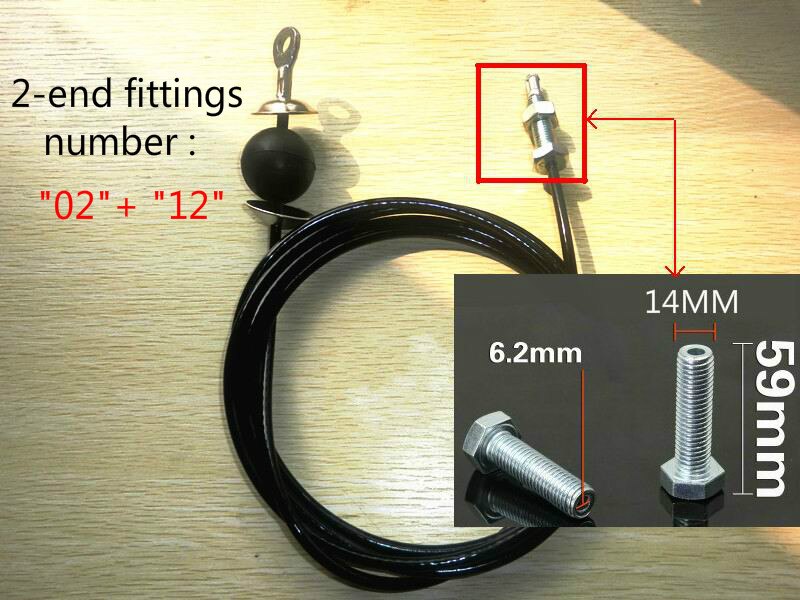 Zubehör für Fitness geräte, Stahldraht seil, 5mm, 6mm Draht-und Kopf zubehör für Fitness kabel, Fitness kabel: Silber