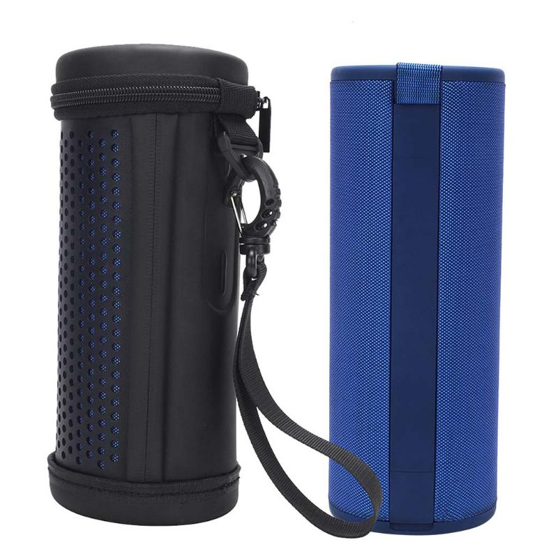 Travel Hollowed Mesh EVA Case Storage Bag With Strap For Logitech Ultimate Ears MEGABOOM 3 Portable Bluetooth Wireless Speaker