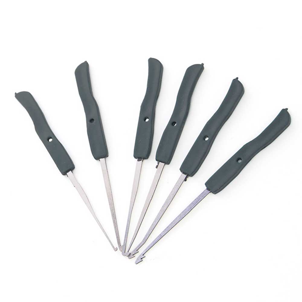 10pc/- delige set roestvrijstalen lockpicksets, slotenmakersgereedschap, slotpen, gebroken sleutel, sleutelverwijderaar, haken, slot, slotenmakersgereedschap