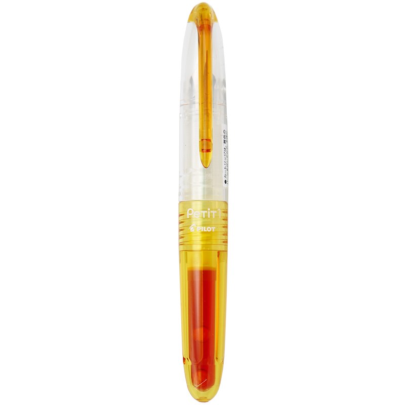 Kawaii pilotpenna spn -20 mini reservoarpenna fin spets 0.3mm genomskinlig färgglad bläck student skrivartillbehör barn wrting