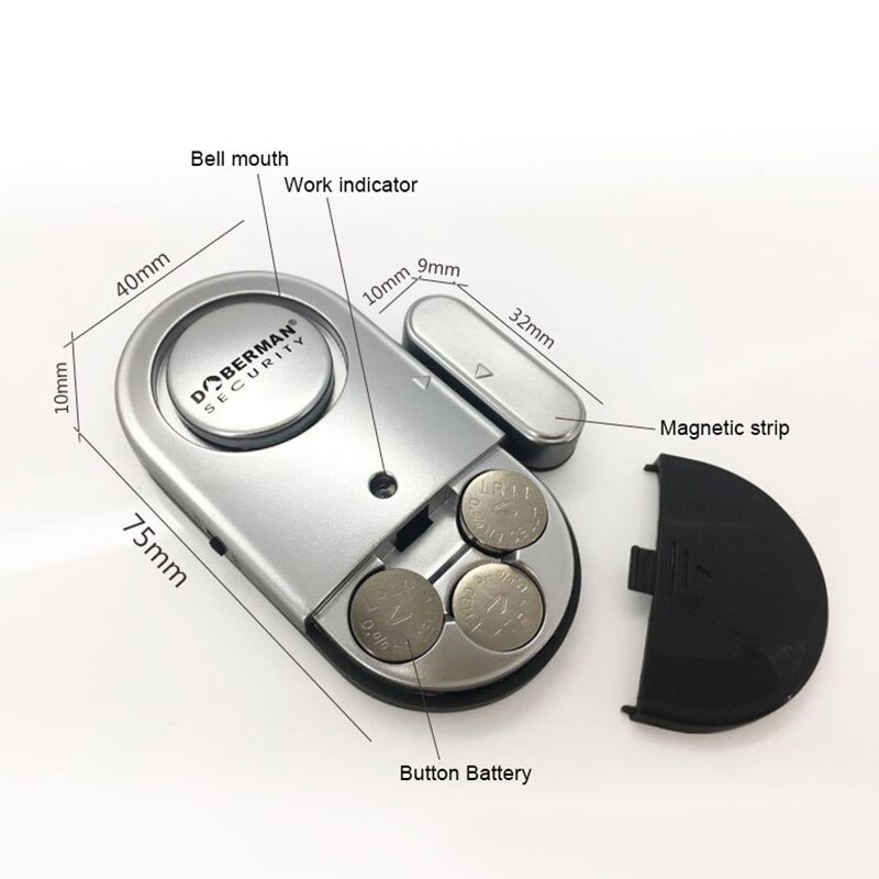 Draadloze deur raam magnetische sensor detector alarm waarschuwing sirene voor slimme woningbeveiliging fou 99