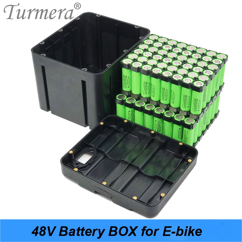 Turmera 13S8P 48V E-bike Lithium Battery Case For 18650 Battery Pack Include Holder and Strip Nickel Offer Place 104 pieces Cell