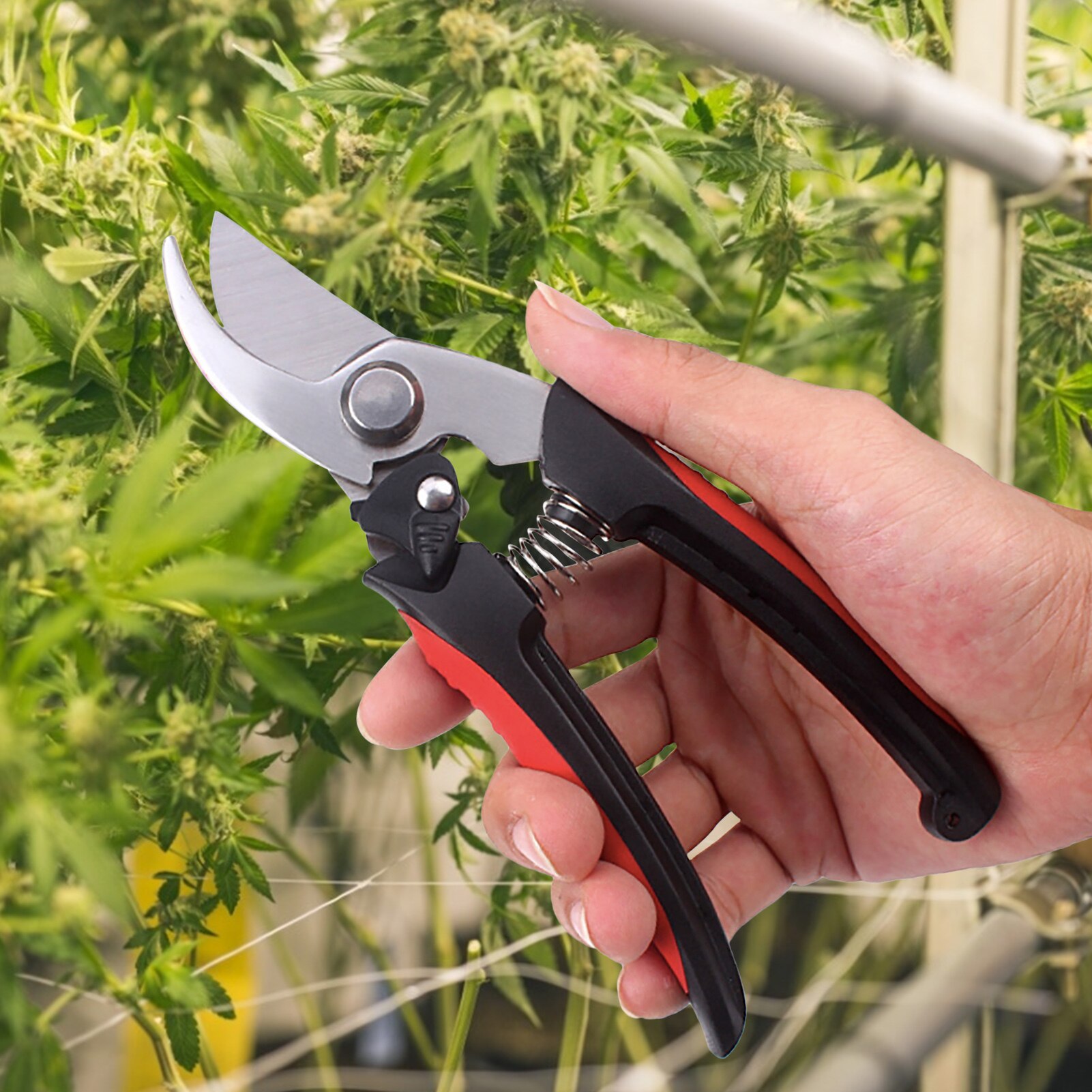 Plant Shears Pruner Secateurs Pruning Scissors Bypass Clippers Garden Tool Bonsai Flower Cultivating Solid Snip Floral