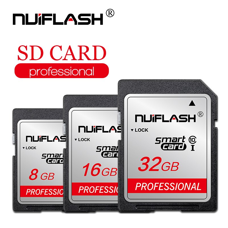 Nuiflash Ultra Speicher Sd Karte 16GB 32GB 64GB SDHC Kamera sd 64gb tarjeta sd 128gb 256GB carte memoire Klasse 10 UHS-1