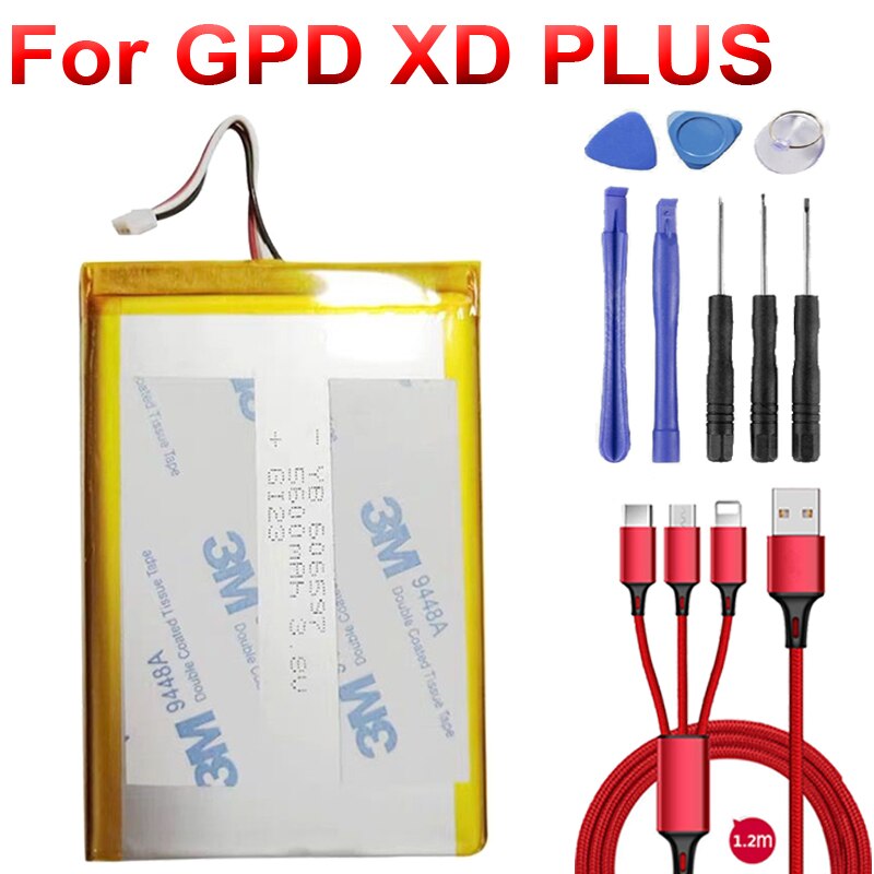 Batterij Voor Gpd Xd Plus Voor Gpd Batterij Voor Gpd Xdplus Batterij + Usb Kabel + Toolkit