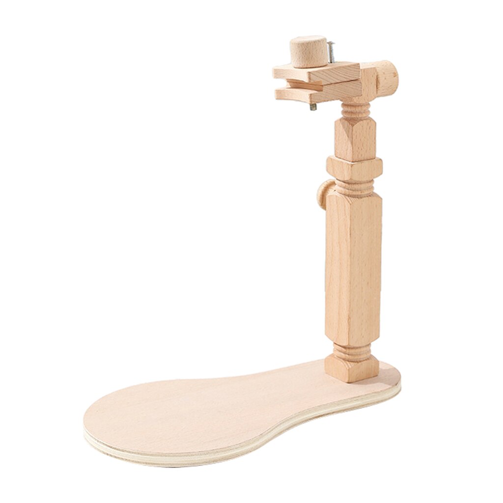 Soporte para bordado de madera, bastidor de aro de bastidor para punto de cruz, herramienta de costura de escritorio