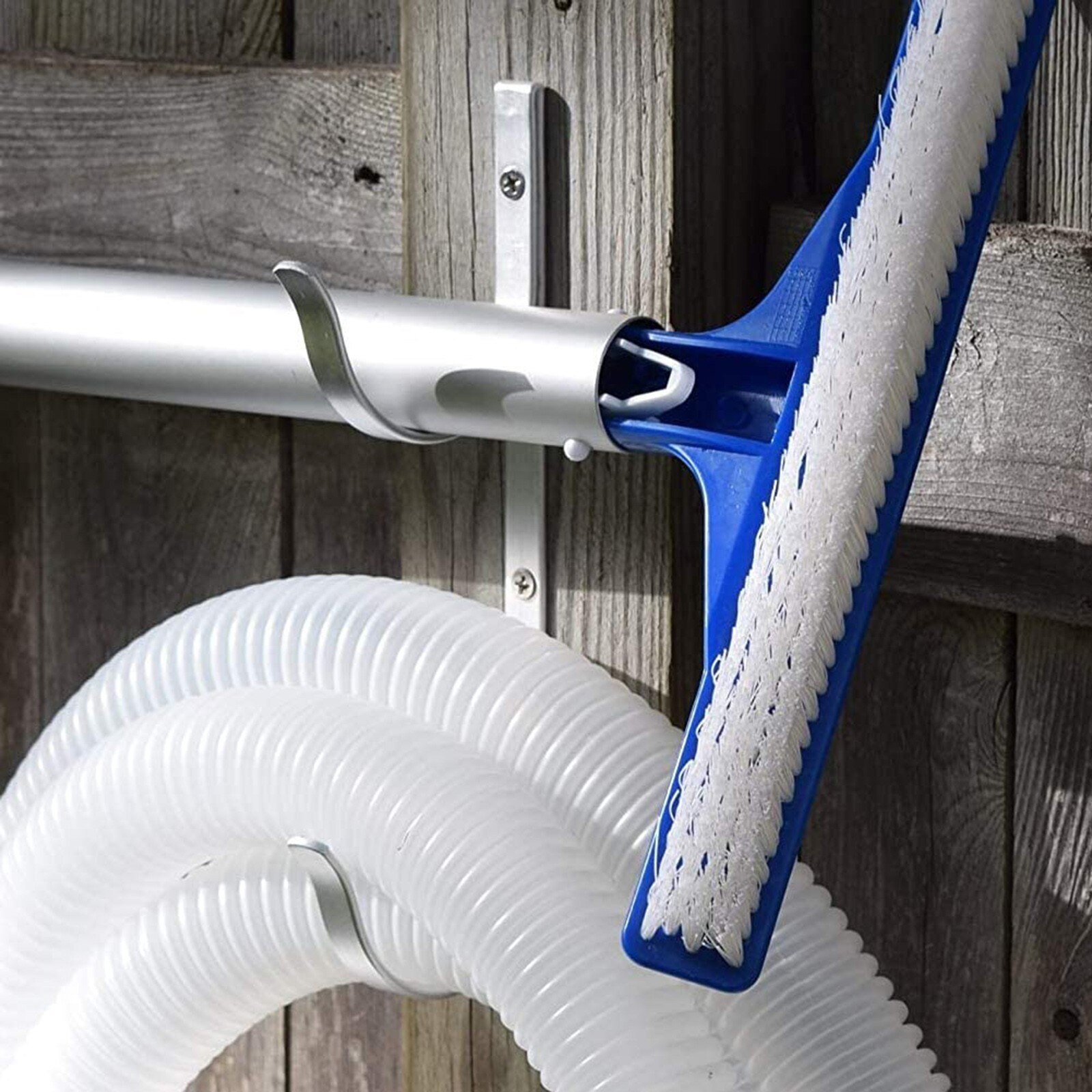 2pcs Hook Telescoping Pole Hooks Portable Leaf Rakes Aluminum Alloy Multipurpose Organizer Swimming Pool Hanger Accessories Tool