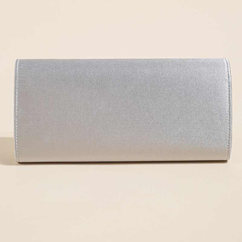 Damskie satynowe torebki wieczorowe z kryształkami błyszczące, błyszczące torebki na imprezę, wesele, bal