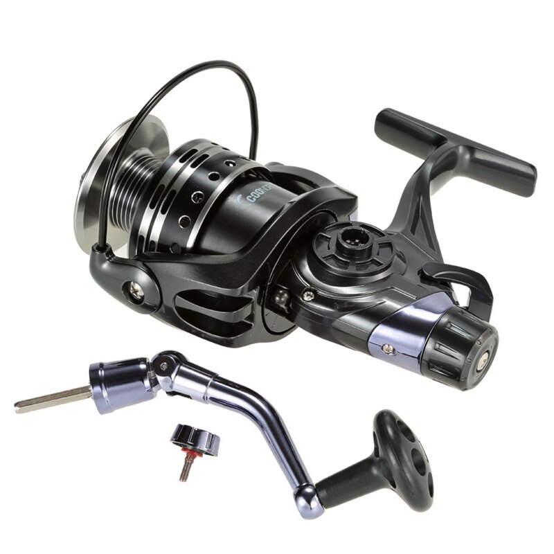 Coonor 11+1Bb Spinning Fishing Reel Gt4:7:1 Right/Left Handle Dual Brake System Carp Fishing Tackle Carretilha De Pesca