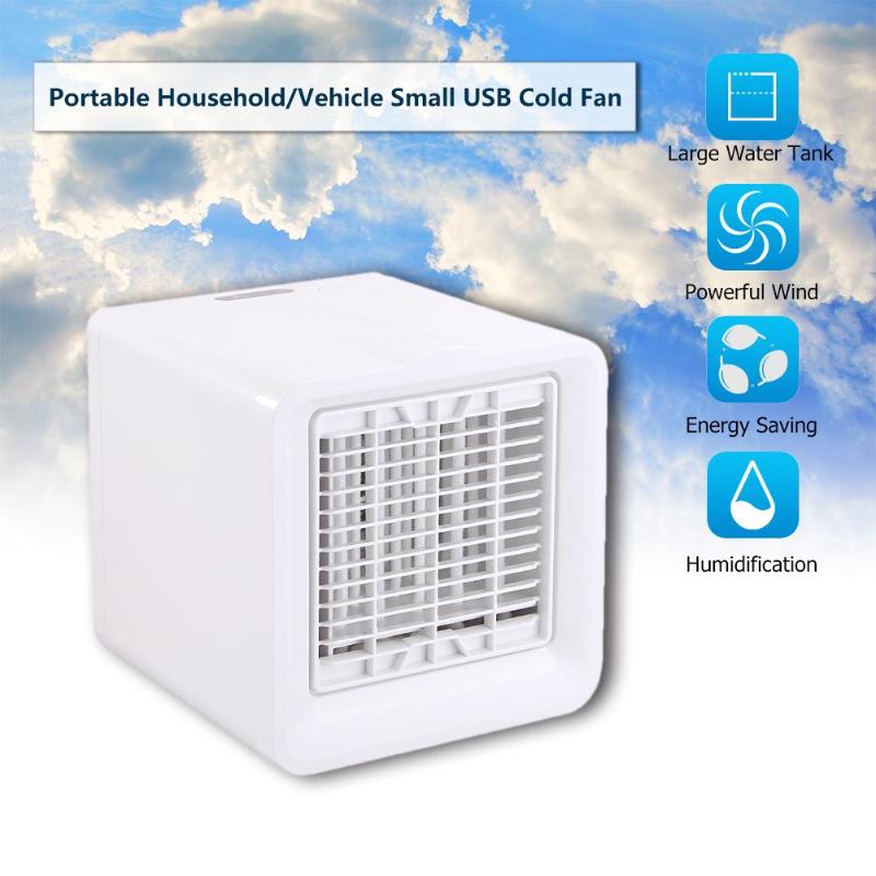 150ML Mini USB Cooler Air Conditioner Humidifier Purifier Air Cooling Fan 3 Speed Air Cooler Summer Car Air Cooler Fan