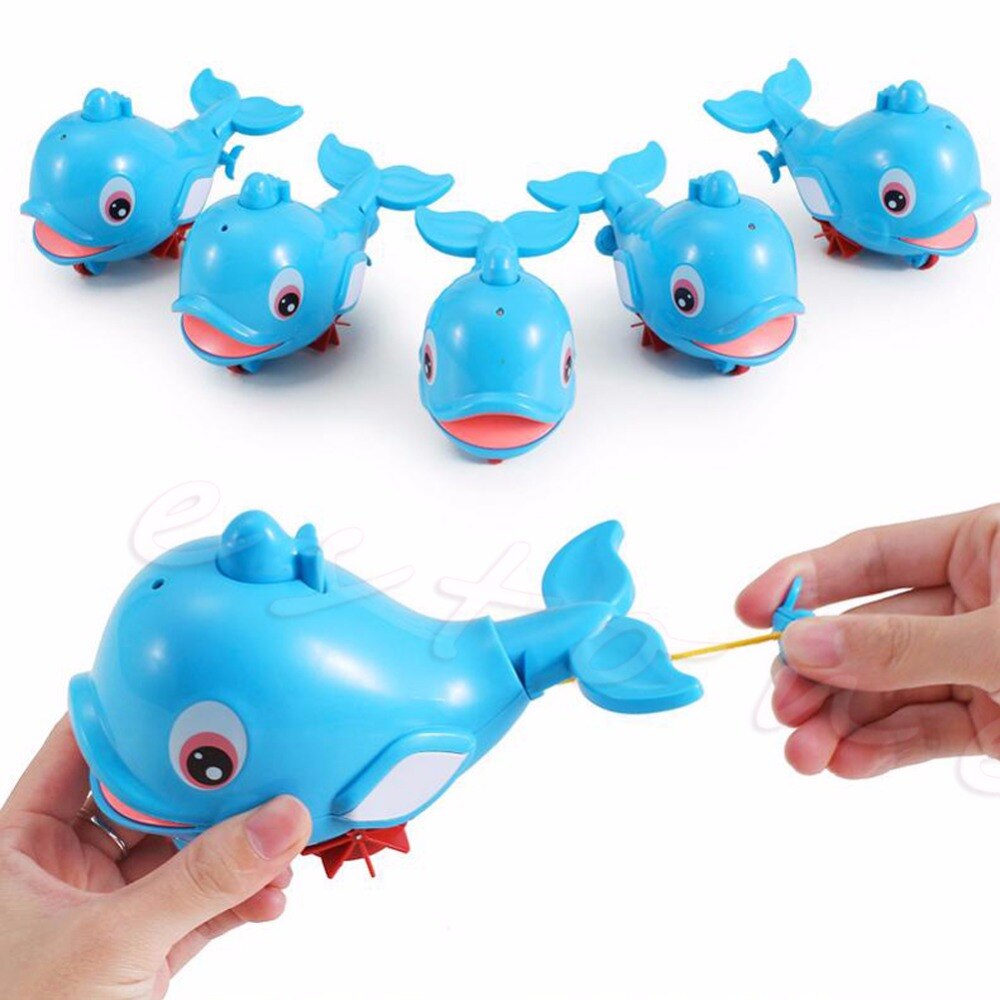 1Pc Kunststoff Wal bilden Spritzen Schlecht Baby Kleinkind Baden Spielzeug Schwimmen Schwimmbad