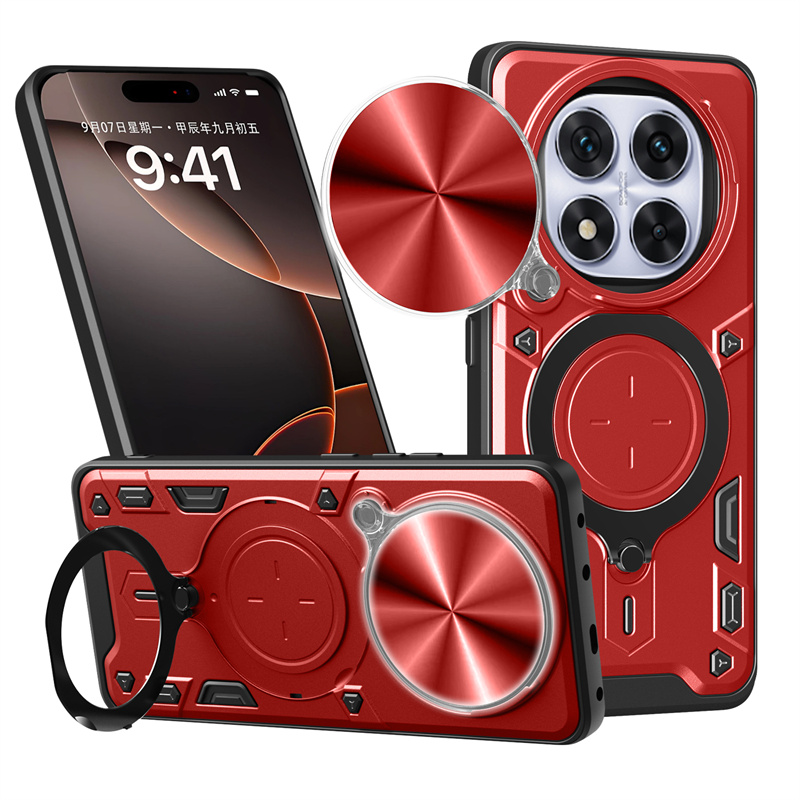 Armor Funda For Xiaomi Redmi Note 14 Pro 5G Case Slide Lens Protect Ring Stand Back Cover For Redmy Note14 Redmi Note14pro Plus: Blue / For iPhone 16 Pro Max