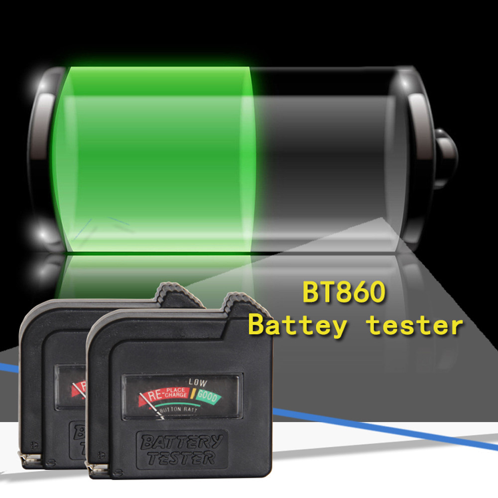 Universele AA/AAA/C/D/18650/9 v/1.5 v Knoopcel Batterij Volt tester Checker Test