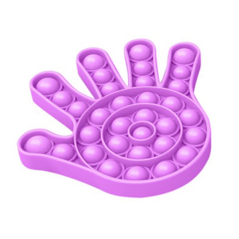 neue Star Shaped Push Blase Spielzeug Squeeze Spielzeug Kinder Erwachsene Stress Relief Silikon Zappeln Sensorischen Spielzeug für Kinder: 7