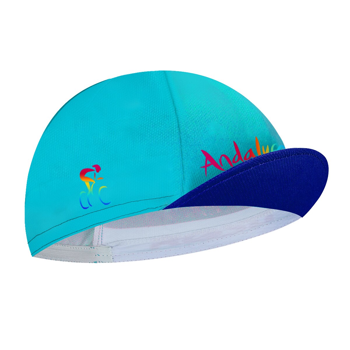 Gorra de Ciclismo Retro de Andalucía para hombre y mujer, gorro transpirable clásico, color azul, 2022: Cycling Caps 10