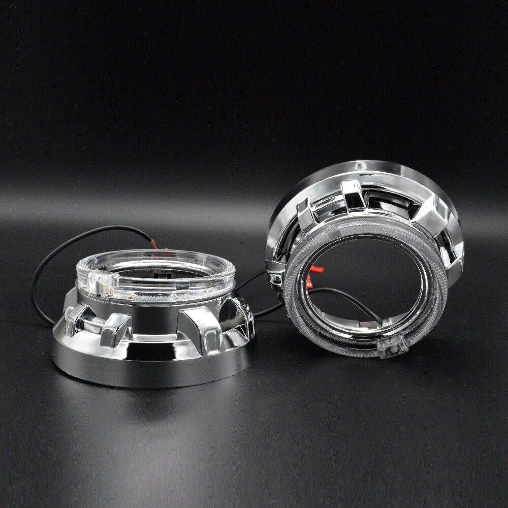 3.0inch hella 5 Bixenon hid Projector lens with RGB Bluetooth function angel eyes mask D1S D2S D3S D4S Xenon kit car assembly