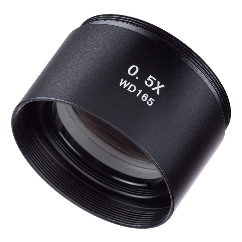0.5X Barlow Lens Focal Reducer for Biological Stereo Microscope Objective Lens M48*0.75 Threads Auxiliary Lens accessories&parts