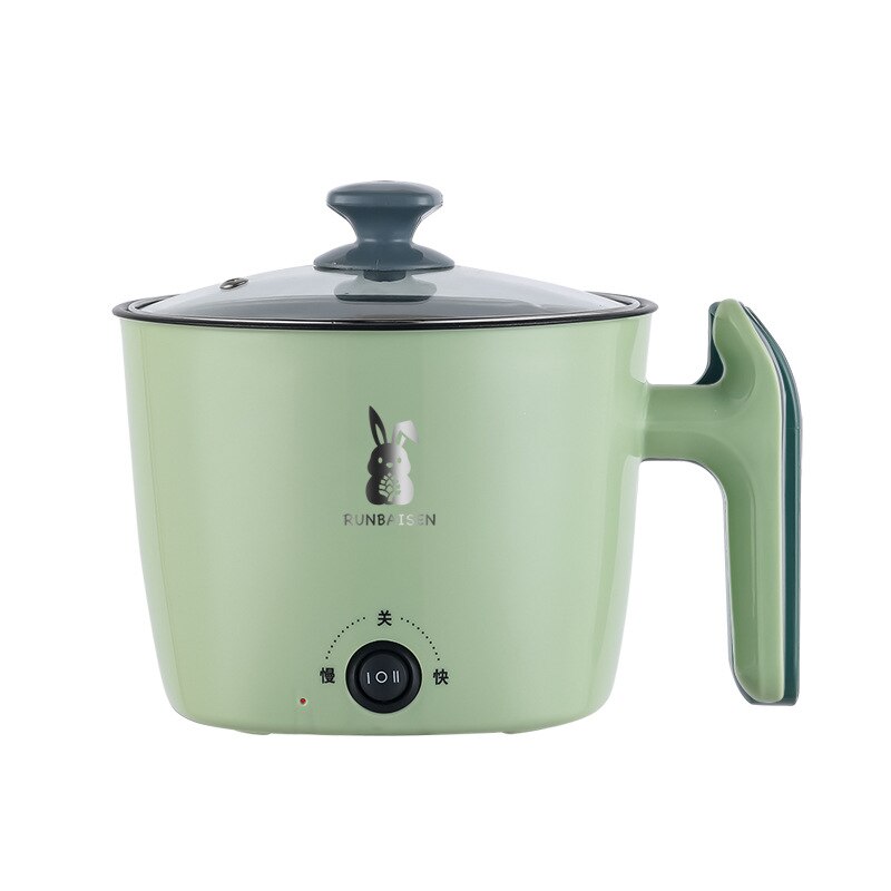 Electric Cooker 1.8L Electric Multicooker 220V Household Pot for 1-2 People Rice Cooker Single/Double Layer Non-stick Pan