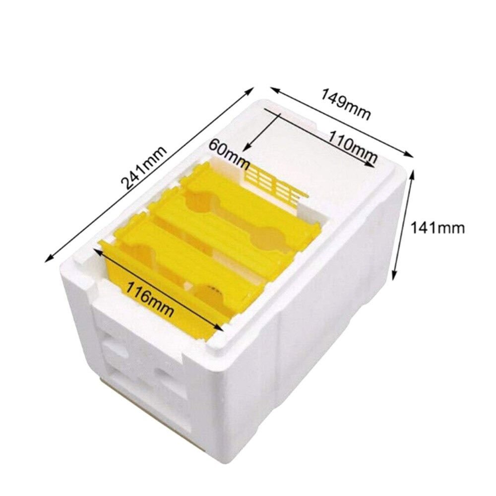 1pc 3 typer av bidrottning parning parning bubbelbox biodling skörd bikupa pollinering avel uppfödning bikupa reservverktyg