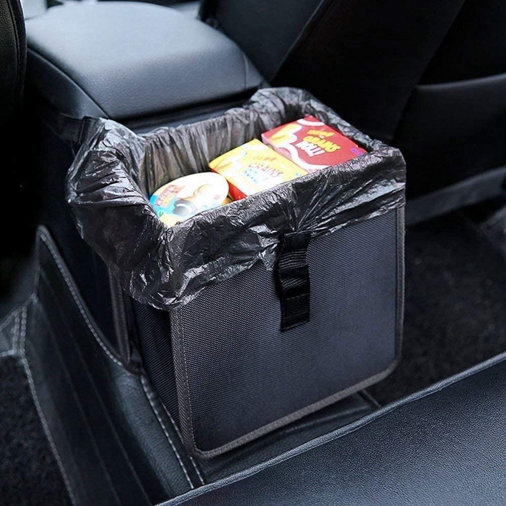 PowerTiger Auto Mülleimer Hängen Auto Müll Tasche Wurf Container Wasserdicht Leck Beweis Faltbare Müll Veranstalter,: Ursprünglich Titel