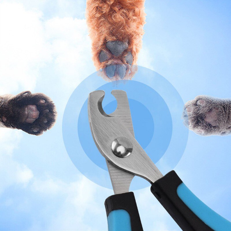 Pet Cat Dog Nail Clipper Cutter Stainless Steel Grooming Nursing Foot Nail Clippers