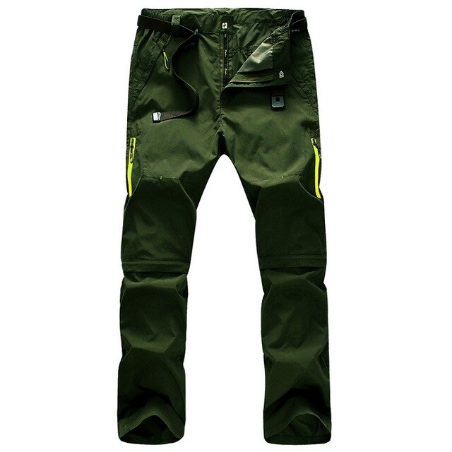 Summer Men's Hiking Pants Trousers Removable Sweat... – Grandado