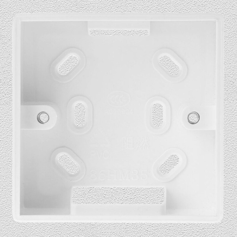 Caja de conexiones montada en la pared para termostato, controlador de temperatura, 86x86mm