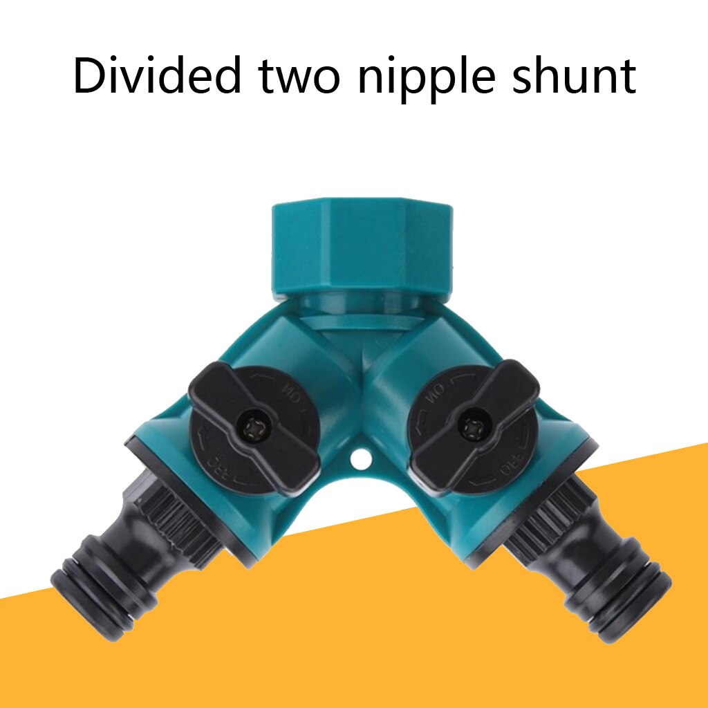 Irrigation Y Shape Tap Connector Garden Hose Adapter Splitter Garden Watering Irrigation System Tool Quick Coupling Drip