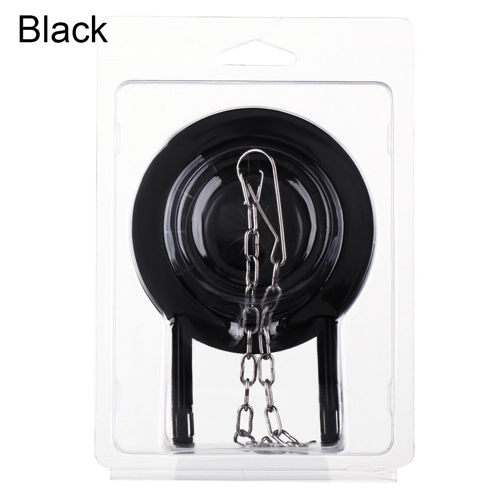 Couvercle de rabat de réservoir réglable, anneau de réparation en PVC, pour la maison: black