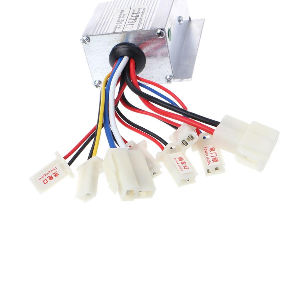 24V 250W Elektrische Fiets Borstel Motor Speed Controller Box Voor Atv Go Kart Quad Buggy Pit Bike Scooter