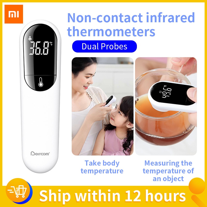 Berrcom Thermometer Non Contact Infrarood Thermometer Nauwkeurige Digitale Meting Led Weergegeven Temperatuur Voor Baby Volwassenen