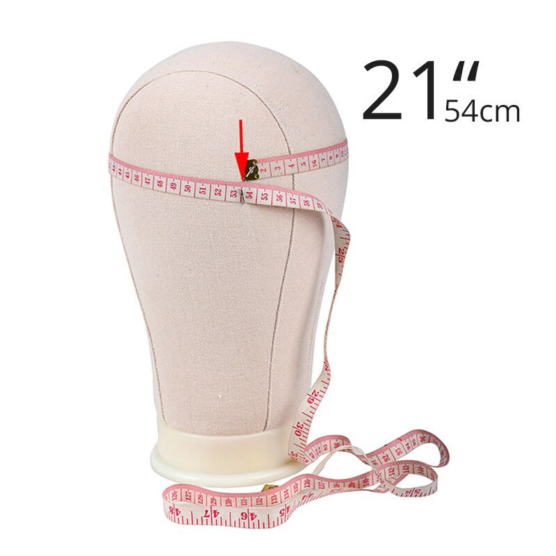 Plussign 11 PCS Wig Making Kit Canvas Block Head With Stand Mannequin Head Diy Styling Making Tools Heads Manequin: 21 Inch Head