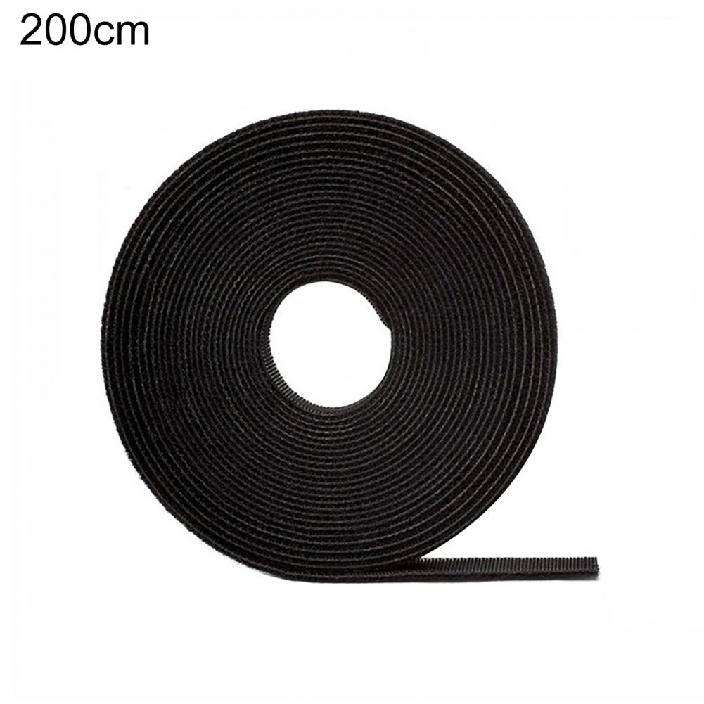 Wire Wrap Strap Unique Data Line Cable Strap Convenient Lightweight Wire Fastening Tape:  2M