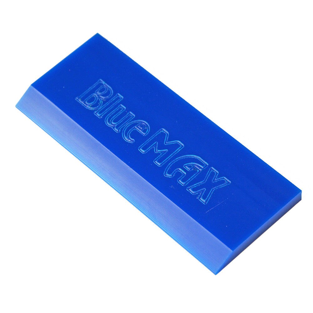 EHDIS Window Tint Rubber Squeegee Metal Handle Scraper Vinyl Car Wrap Tool Glass Water Wiper Household Car Cleaning Tool Brush: Blue