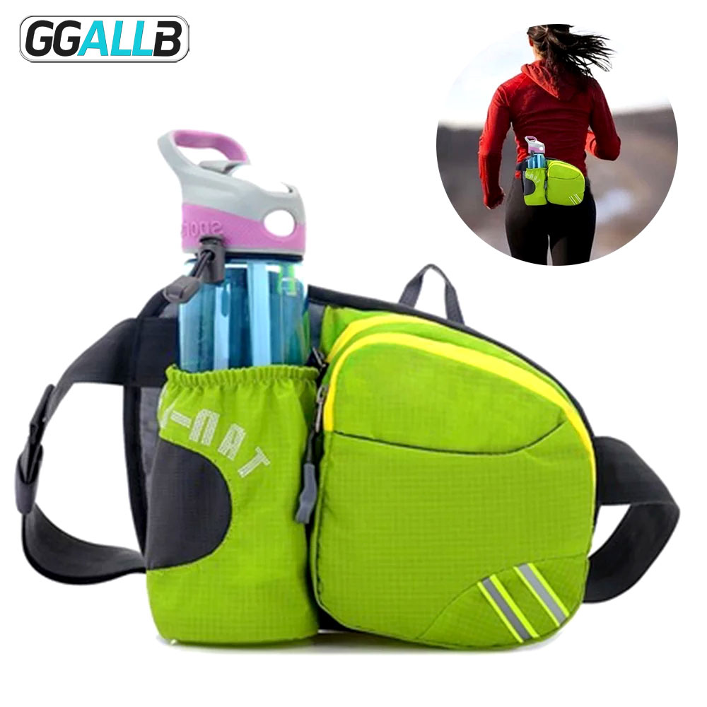 1 Stück Sport-Hüfttasche für Damen und Herren mit Wasserflaschenhalter, Wander-Hüfttasche zum Laufen, Gehen, DogWalking, Reisen, Radfahren