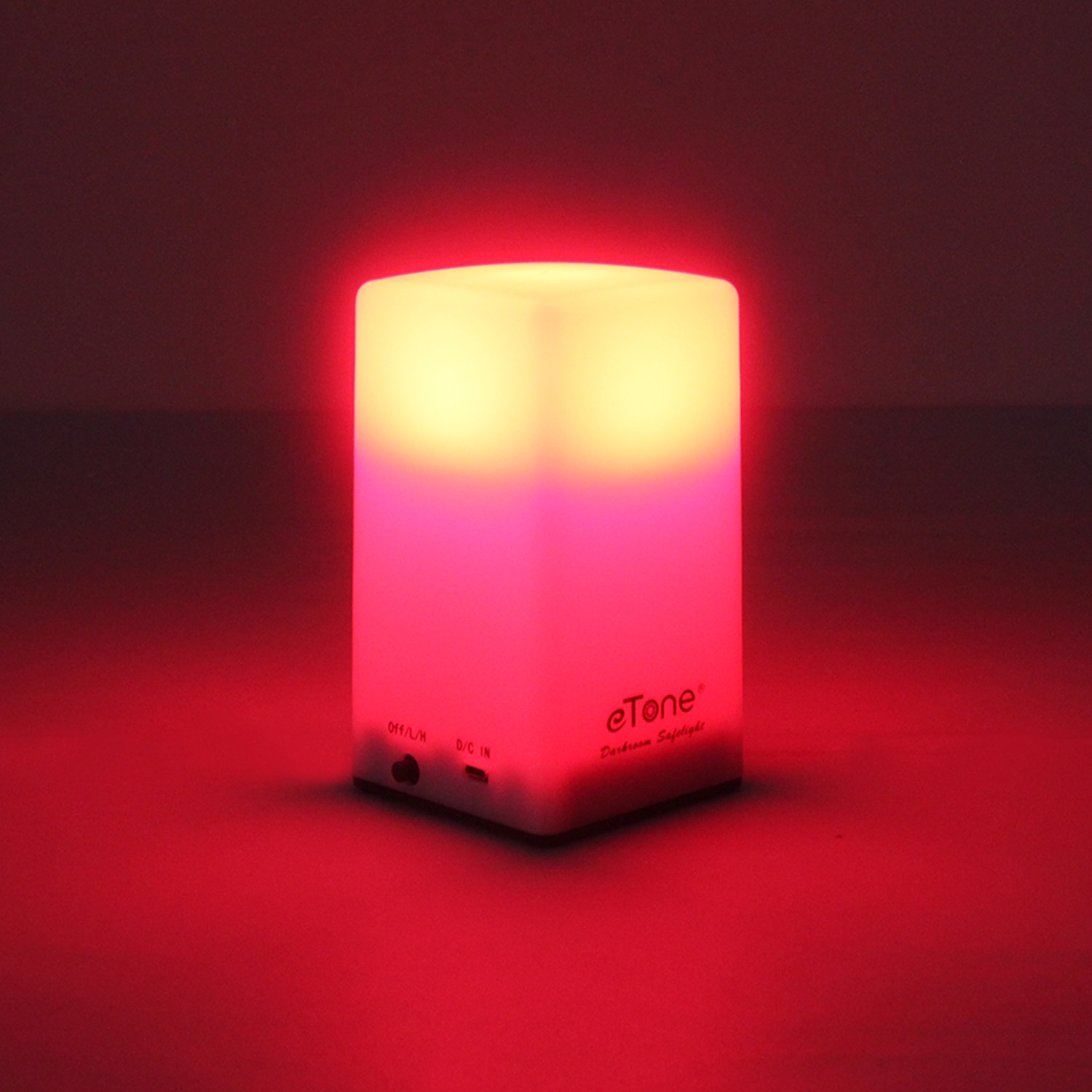 eTone Portable Darkroom Red Safe Light 635nm LED Safelight B/W Film Process Developing