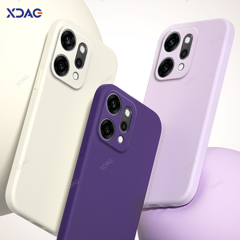 Funda de teléfono Original para OPPO Reno14 Reno 14 Pro 14Pro 5G Funda de con borde recto de silicona líquida suave y Simple