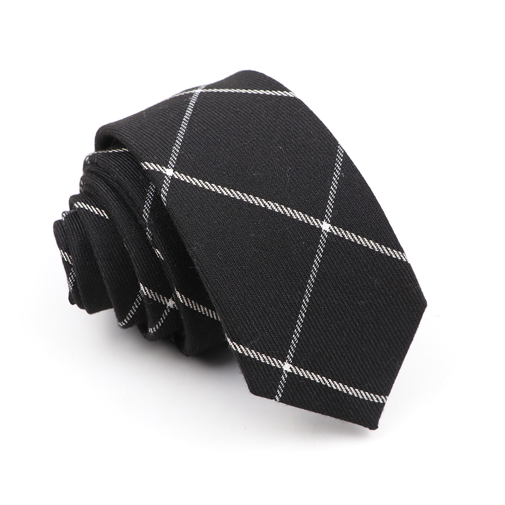 Corbatas clásicas de algodón para hombre, corbatas ajustadas hechas a mano de 6CM con cuello, a rayas, a cuadros, para negocios, bodas y fiestas,: 21