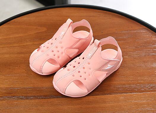 Hollow breathable boys loafers Summer Skid-proof Soft-soled Net cloth Children Shoes