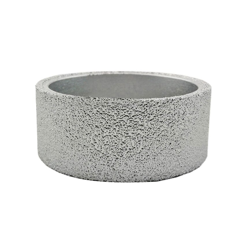 Gtbl 75Mm X 30Mm Hand-Held Slijpschijf Vacuümgesoldeerde Diamant Platte Slijpschijf Profiel Wiel Voor steen Kunststeen