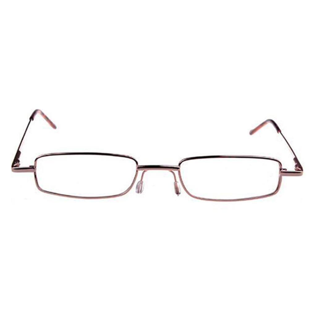 Brown 250 Graden Glazen Lente Voet Metalen Leesbril Houder Pen Ultralichte Bril Lezen Hars Draagbare U3C4