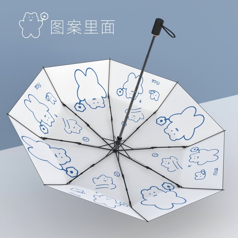 Kleine Opvouwbare Paraplu Patio Academy Outdoor Kids Corporation Paraplu Cartoon Leuke Pocket Regenschirm Huishoudelijke Producten BL50XS: Manual style 5