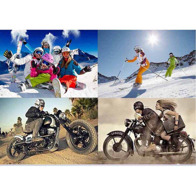 Motoruitrusting offroadbrillen skibrillen winterskibrillen sneeuw snowboardbrillen handige anti-condens grote skibrillen