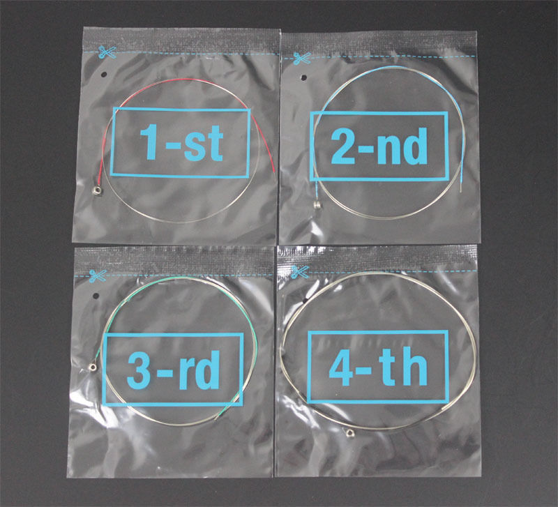 5 Sets Lot Alice Stainless Steel Core Nickel Silver Violin Strings A703