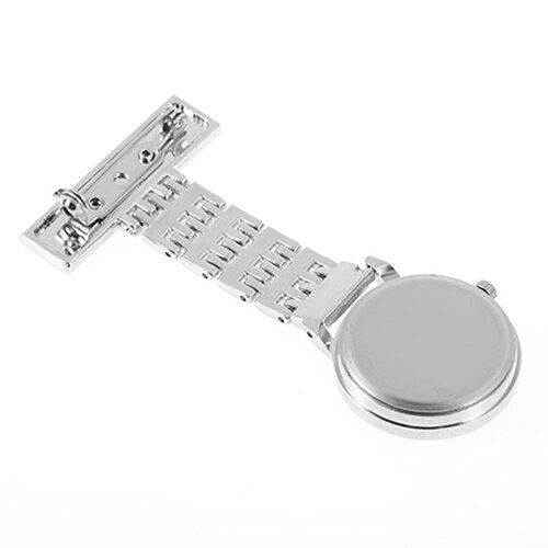 Rustfrit stål arabisk tal quartz fob ur broche læge hængende quartz sygeplejerske ur sygeplejerske lommer ure