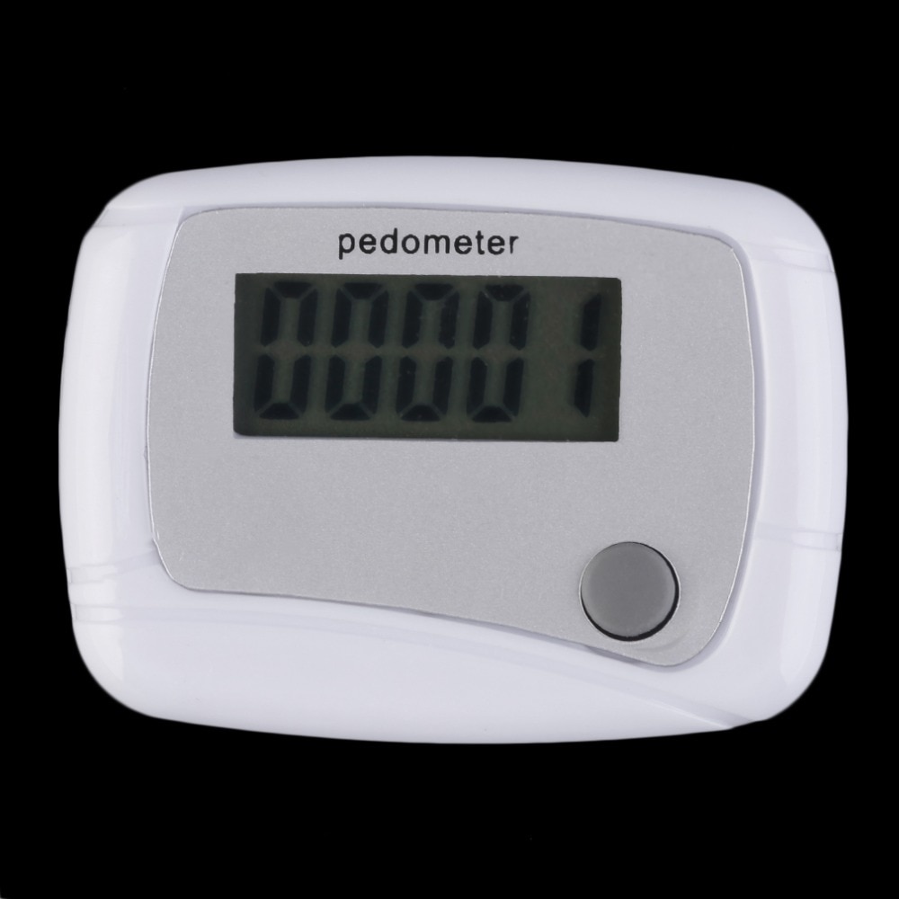 Mini contador de distancia portátil de plástico LCD para hombre y mujer, contador de pasos, podómetro, cinturón de brazo, calculadora, equipo deportivo