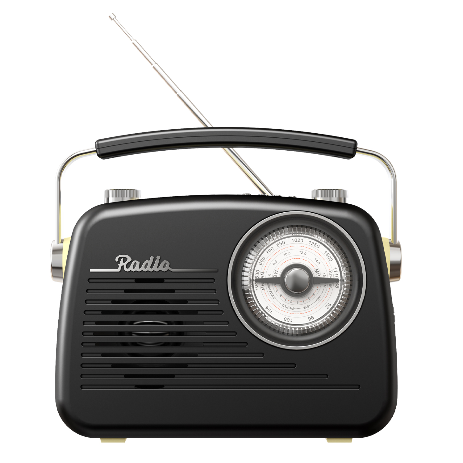 Portable multi-function radio AM/FM/SW multi-band, USB charging, TF card playback, with antenna, with the best reception, easy t