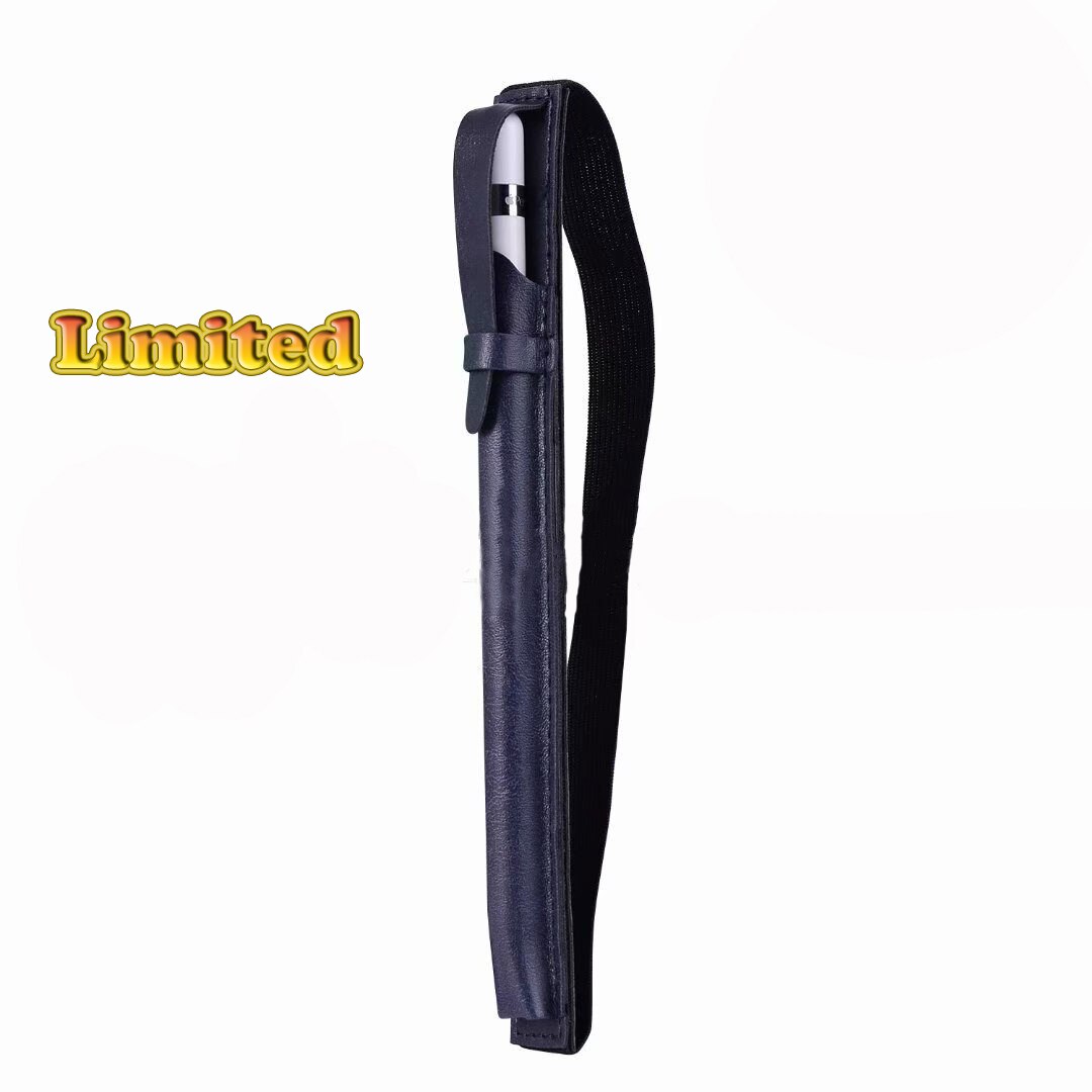 Leren etui voor apple pencil 1 2 hoesjes houder stylus touch pen hoes beschermhoes voor ipad anti-verlies tas