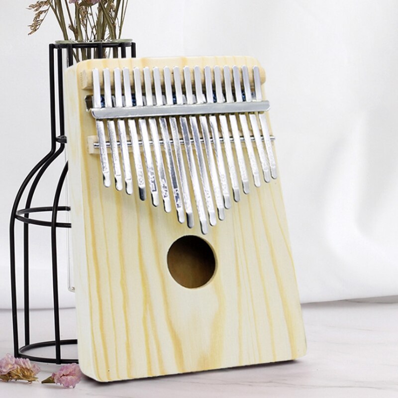17 Key Kalimba Solid Thumb Finger Piano Kalimba Play with Guitar